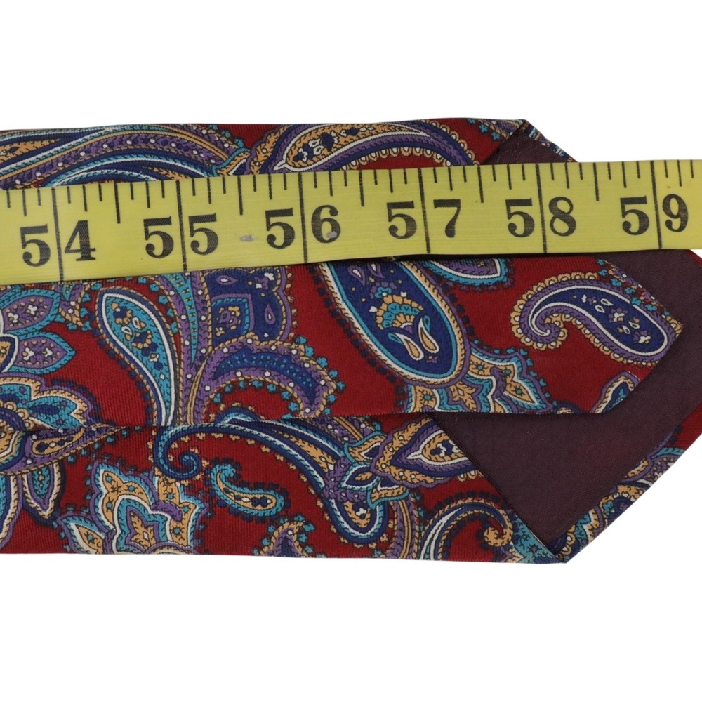 Vintage Christian Dior Monsieur Tie Lot 3 Paisley Abstract Designer Neckties USA - Picture 11 of 16